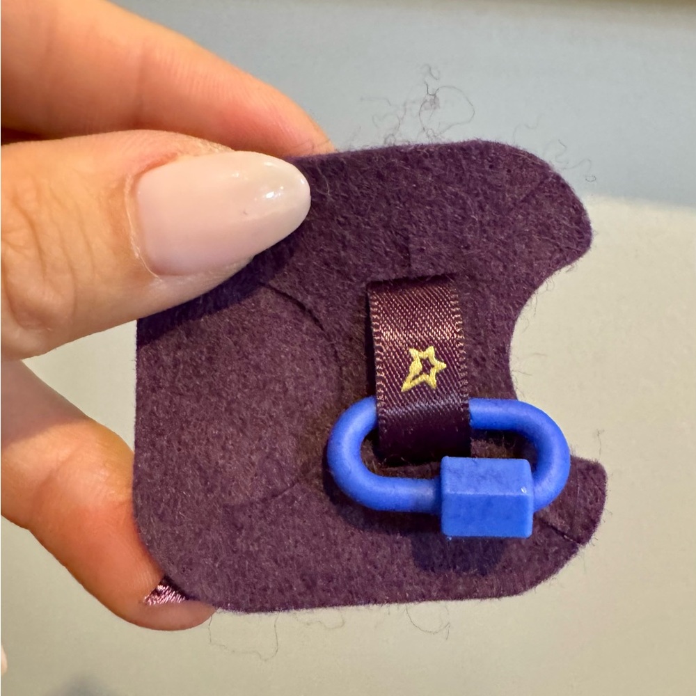 Marla Aaron Rubber Lock-Cobalt (Sold out online) NWT